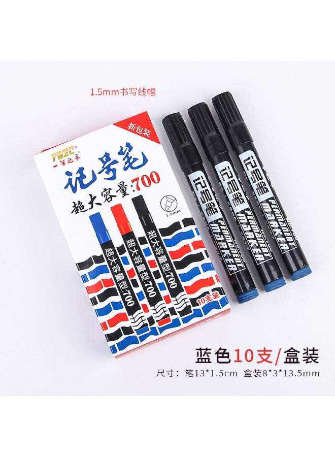 HELPS Large Capacity Oily Marker Black Quick-drying Logistics Special 700 Thick Head Can Add Ink Big Head Mark Pen - Image 1