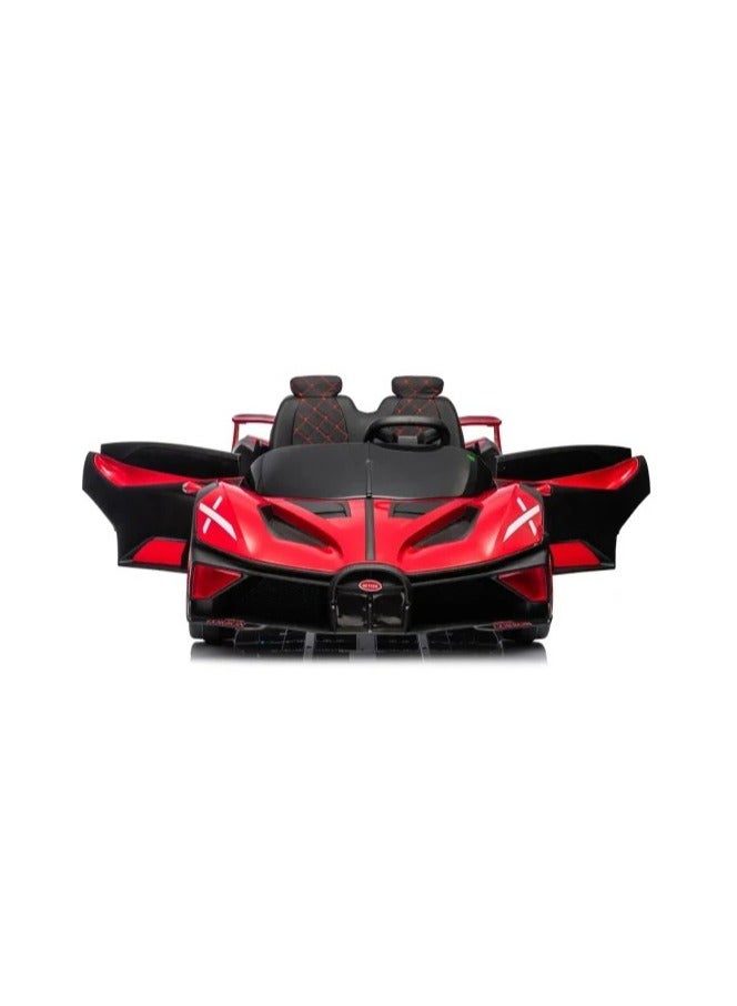 Fun and Safe Electric Car for Kids - with Remote Control, Multi-Color Electric Ride-On Car for Kids, (Red)  - Image 2