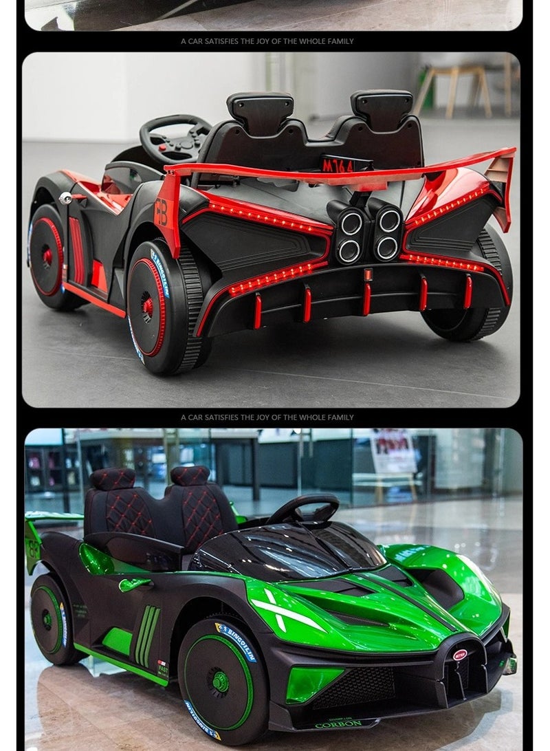 Fun and Safe Electric Car for Kids - with Remote Control, Multi-Color Electric Ride-On Car for Kids, (Red)  - Image 5