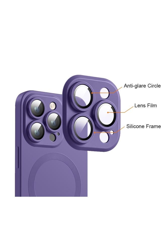 اس-توب جراب لهاتف iPhone 12 Pro Max CD Texture MagSafe جراب هاتف من السيليكون السائل - Image 5
