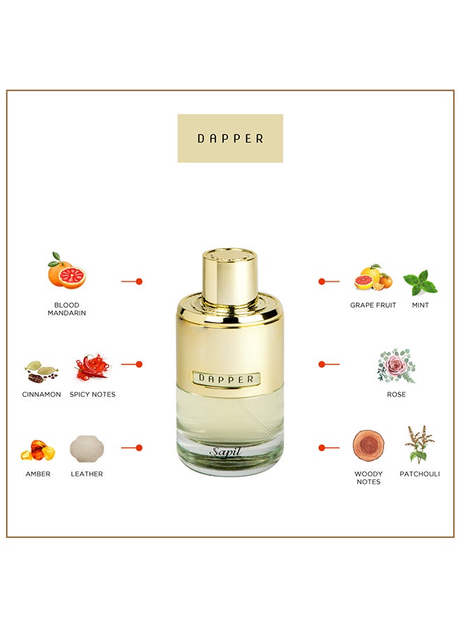 sapil Dapper Eau De Parfum For Men 100ml - Image 3