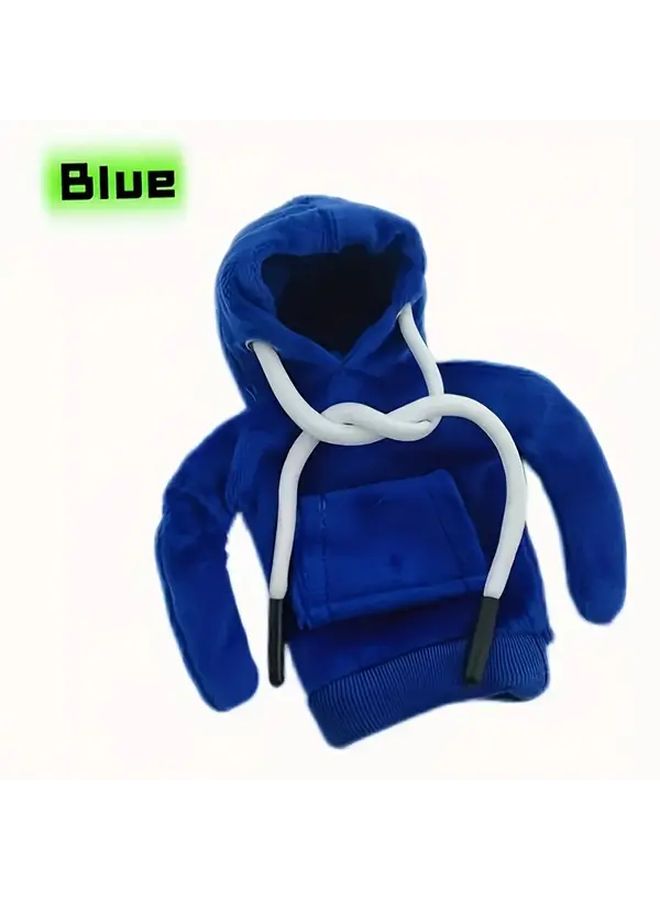 Red Solid Color Hoodie Style Car Transmission Jacket Cover Winter Warmth - Image 4