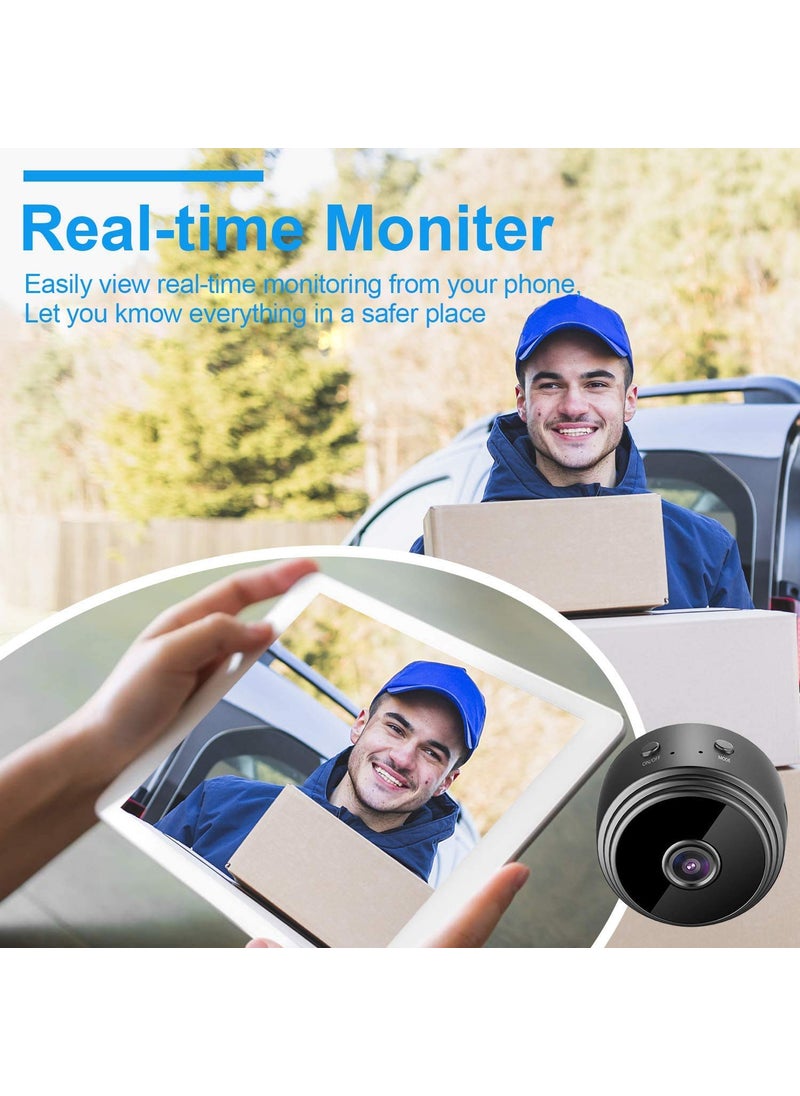 TECHNOVIEW TECHNOVIEW HD WiFi 1080P Small Mini Wireless Cloud Based Storage Night Vision Motion Detection Hidden Spy CameraCam 128 GB 4 Channel  - Image 4