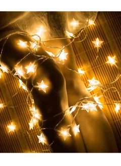 Generic 20 LED Star String Lights 3 Meter Fairy Christmas Lights Battery Operated for Indoor & Outdoor, Party, Wedding and Holiday Decorations Warm White ﻿  - Image 5