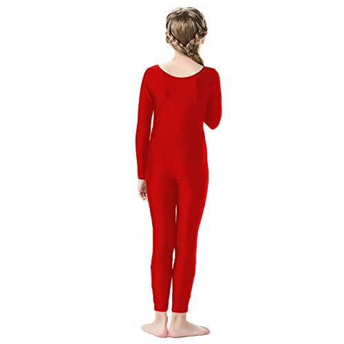 OVIGILY Girls Kids Long Sleeve Dance Unitard Bodysuits Full Body Leotard for Ballet,Gymnastics,Performance,Costumes - Image 5