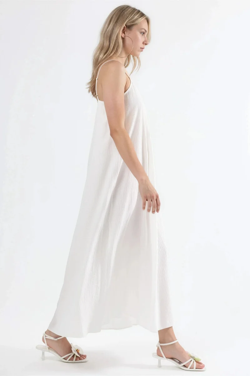 Busem BUSEM V-Neck Midi Slip Dress