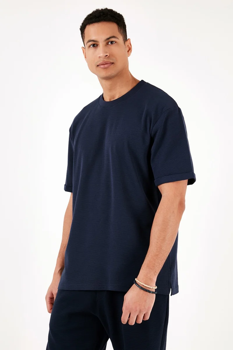 Buratti Cotton Crew Neck Regular Fit Basic T Shirt Men's T Shirt 5902731