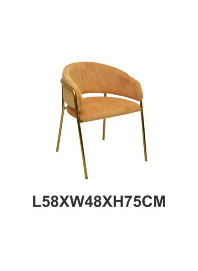 Modren 1+4 Seat Dining Set, Coffee Set with Classic Gold Table