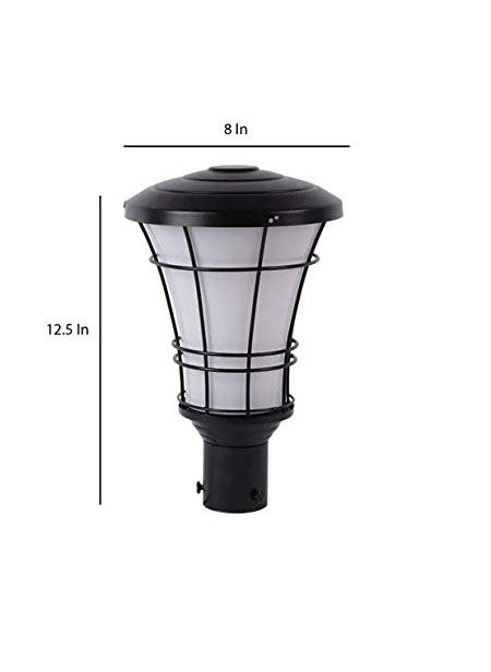Lighthouse LighthouseMetal Black Decorative Exterior/Outdoor Light/Gate Light/Garden Lamp/Pillar Lamp/Gardner Lights (Pack of1 & Pack of 2) (Prime Gate Light)  - Image 5
