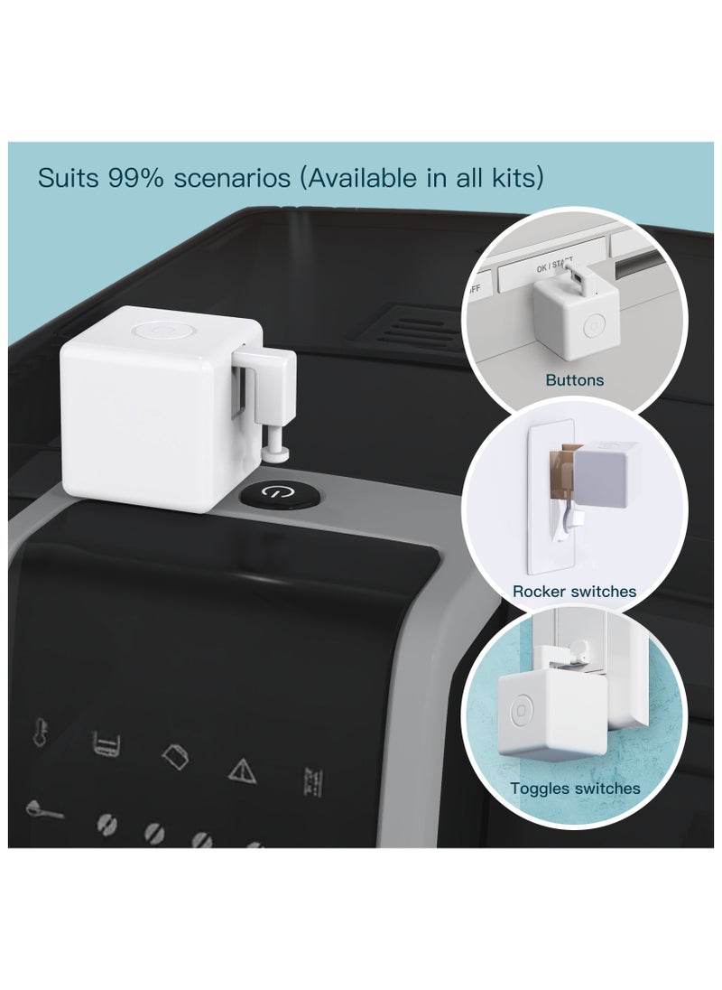 UanTii Smart Fingerbot Tuya Bluetooth Switch Button Pusher Bluetooth Smart Switch Works with Tuya Smart Life App，white  - Image 3