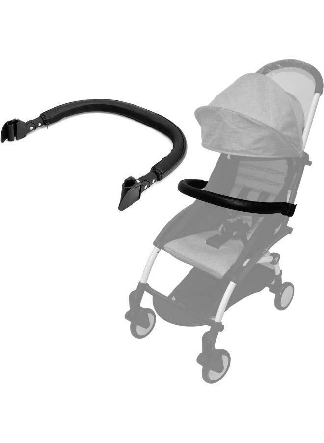 ROMIRUS شريط الحماية ROMIRUS متوافق مع عربة الأطفال Babyzen YOYO/YOYO+/ YOYO2، حجم ملكي (جلد PU) - Image 1