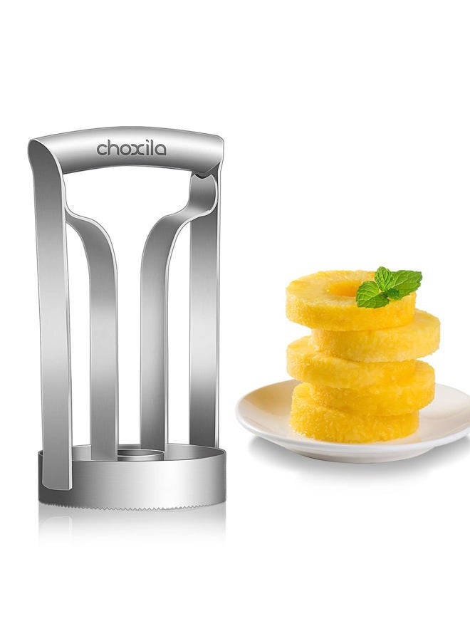 Choxila Pineapple Corer Large Stainless Steel Pineapple Corer Peeler Pineapple Cutter Fruit tool Easy Kitchen Tool - Large - Image 1