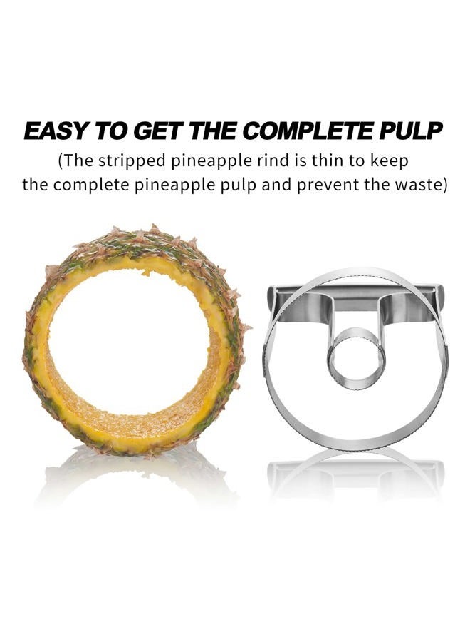 Choxila Pineapple Corer Large Stainless Steel Pineapple Corer Peeler Pineapple Cutter Fruit tool Easy Kitchen Tool - Large - Image 4