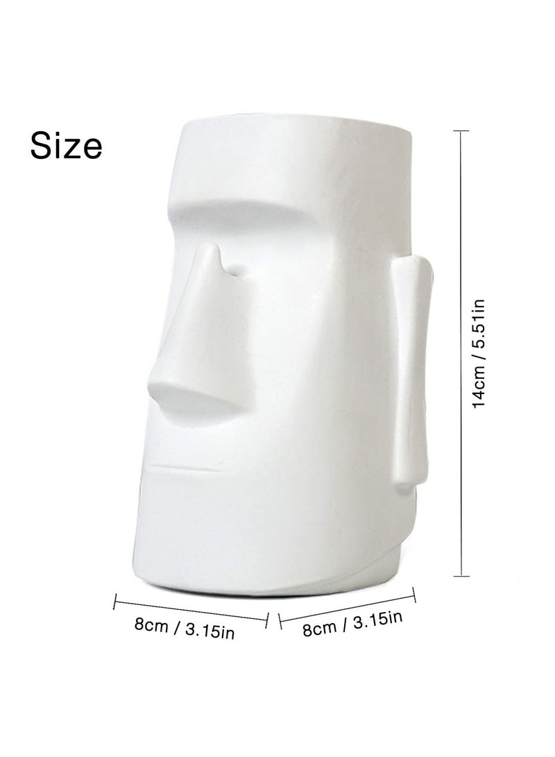 SYOSI Pencil Holder, Simple Modern Style Pencil Holder with Glasses Holder Multifunctional Pencil Holder Makeup Brush Holder for Office Desk/Dressing Table Decor - Image 5