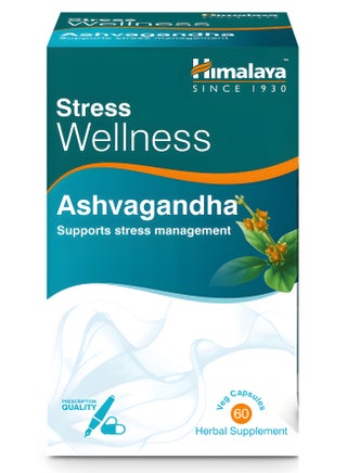 Stress Wellness Ashvagandha Supports stress management 60 Veg Capsules Herbal Supplement