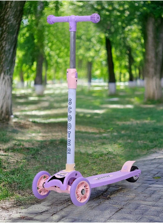 5-inch Three Wheeler  Adjustable Scooter For Baby 2+ years - Pink - pzsku/Z711B5F1AC3236B555D71Z/45/_/1736240384/a1fbb49a-7007-4475-bd1e-b33ba5c02064