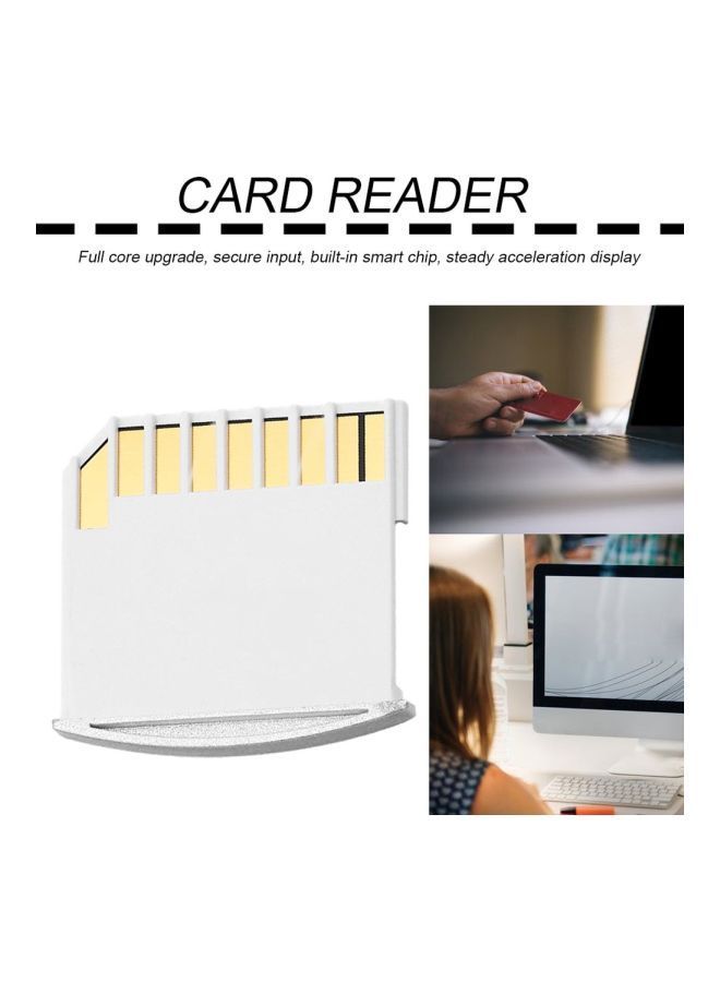 NIBEMINENT Digital Memory Card Adapter For MacBook Pro Air White  - Image 4