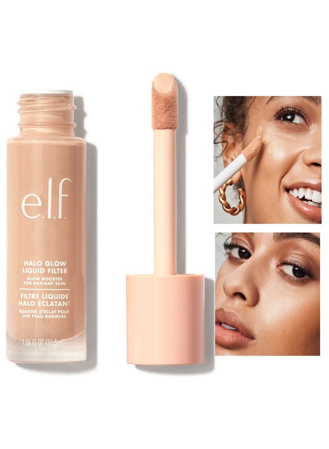 elf Halo Glow Liquid Filter  4 Medium Neutral Beige - Image 1