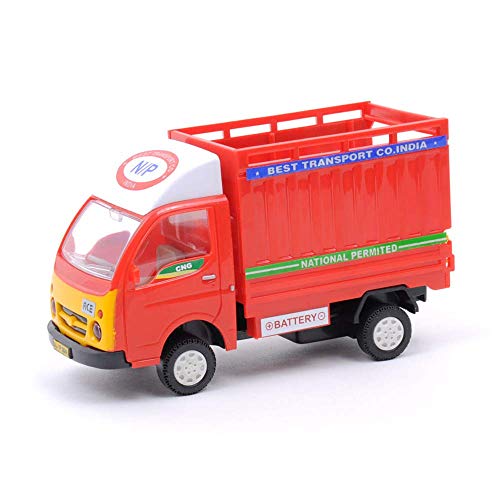 Centy ACE Freight Carrier Toy Truck in Pull Back Action with Openable Tailgate for 3Y+ Assorted Colours - Image 1