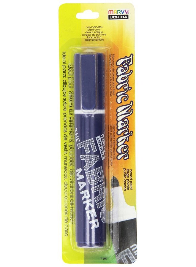 Uchida Marvy Broad Point Fabric Marker Art Supplies, Navy