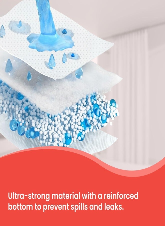 أكياس مرحاض أبلي الممتازة مع وسادات ماصة، برائحة اللافندر، أكياس مرحاض محمولة مانعة للتسرب، مقاس عالمي لكراسي المرحاض بجانب السرير والمراحيض | 20 قطعة - Image 3