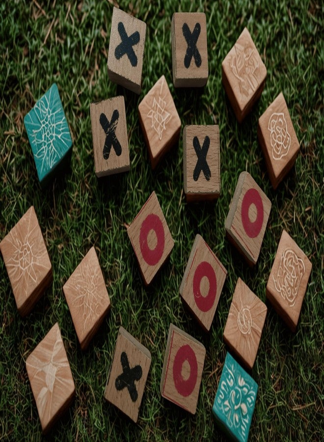 لعبة زوبلو الخشبية للعبة إكس أو - لعبة ألغاز استراتيجية كلاسيكية للأطفال والكبار | لعبة صديقة للبيئة، متينة، ومناسبة للسفر | ترفيه عائلي وتنمية للعقل (عبوة من قطعة واحدة) - Image 5