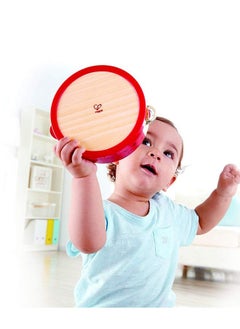 Hape Pound Tap & Shake! Music Set Award Winning Wooden Pounding Bench Baby Xylophone And Tap Along Tambourine Developmental Nontoxic Montessori Musical Toys For Toddlers 1 4 Years Old  - Image 4