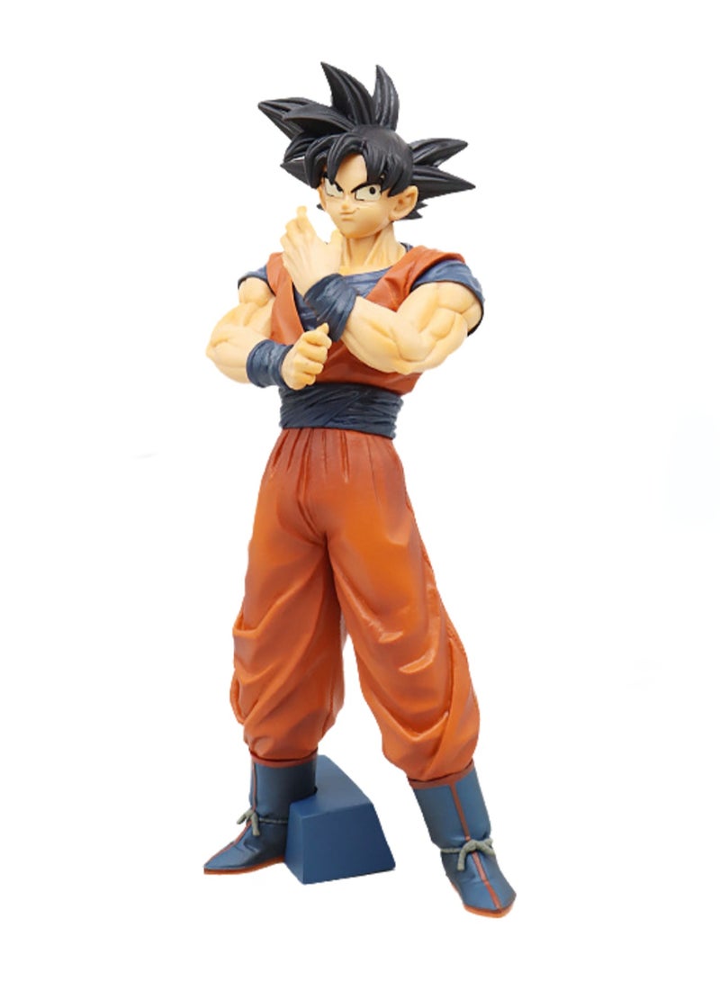 Anime Model Trendy Toy Ornaments Dragon Ball Character Surrounding Four Generations Of Goku Black Hair Model Ornaments - Image 1