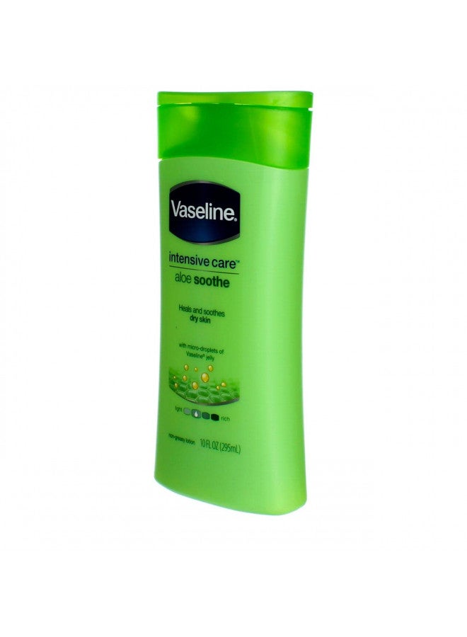 Vaseline Intensive Care Hand and Body Lotion For Dehydrated Skin Soothing Hydration Dry Skin Lotion with Aloe Vera Extract & Ultra-Hydrating Lipids 10 oz - Image 4