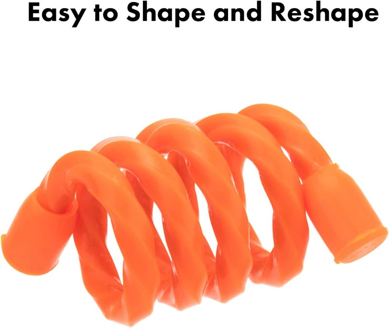 GESIPOR 10 PCS 6-Inch Silicone Cable Ties - Reusable Rubber Twist Ties Bendable Cable Ties for Bundling and Holding, All Purpose Cord Tie for Indoor and Outdoor (5 Colors) - Image 4
