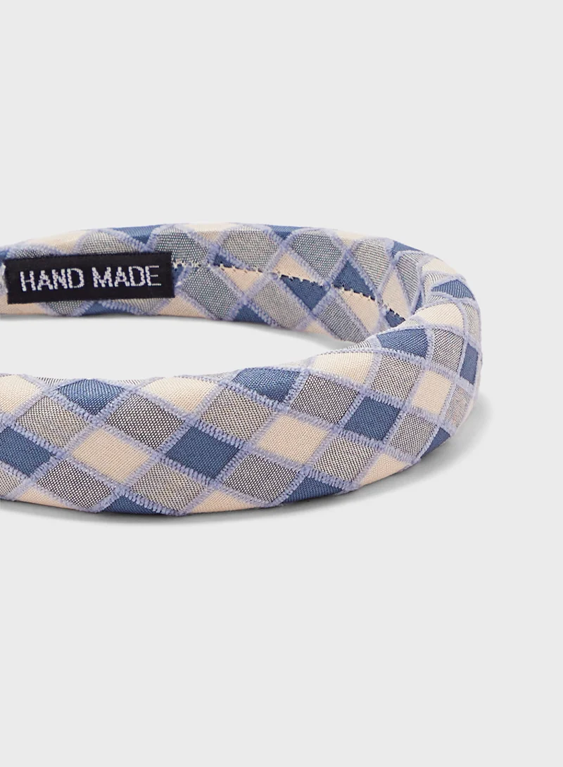 Ginger Gingham Headband