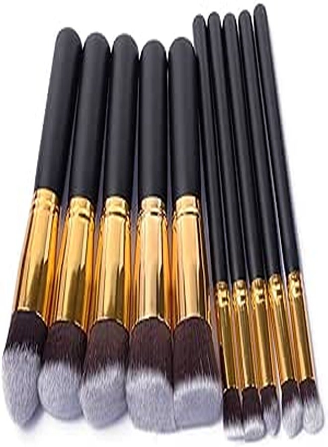 10Pcs Makeup Brushes Professional Cosmetic Make Up Brush