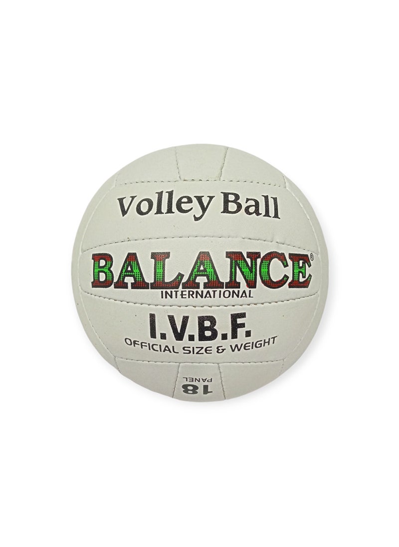 Balance Volley Ball Balance International, Official Size & Weight, Designed With 18 Synthetic Leather 