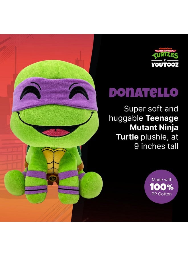 YOUTOOZ You Tooz 9 Inch Donatello Ninja Turtles Plush - TMNT Plushie from Teenage Mutant Series, Purple and Green - Image 2