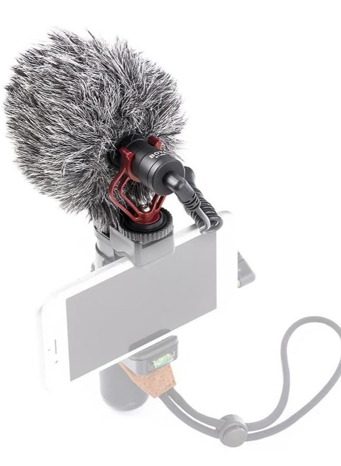 BOYA BY-MM1 Video Microphone Youtube Vlogging Facebook Livestream Recording Shotgun Mic For Smartphone/Cameras, Wireless 2.4 GHZ 100 Meter Microphone - Image 4