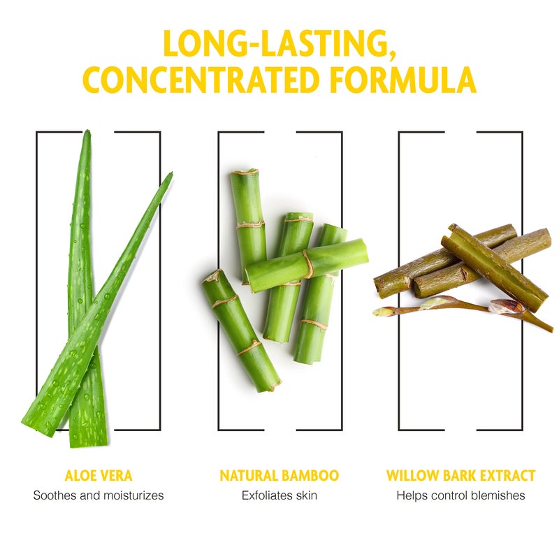 Pacific Shaving Company Bamboo Pre-Shave Scrub - Exfoliating Face Scrub & Cleanser - Daily Face Wash for Men with Aloe Vera & Willow Bark Extract - Soothes, Moisturizes & Controls Blemishes (3 Oz) - Image 3