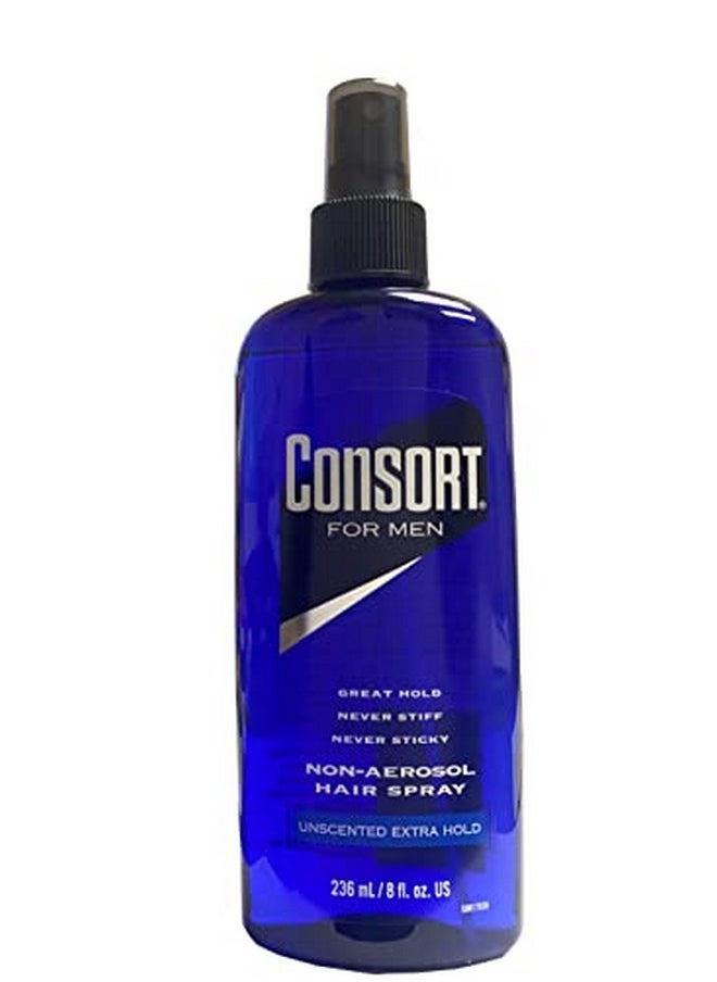Consort Hair Spray For Men Extra Hold Unscented Nonaerosol 8 Fl Oz  - Image 1