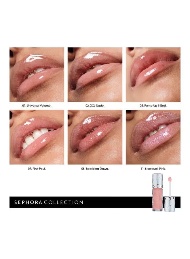SEPHORA COLLECTION Outrageous plump effect gloss 07. Starstruck Pink - Image 4