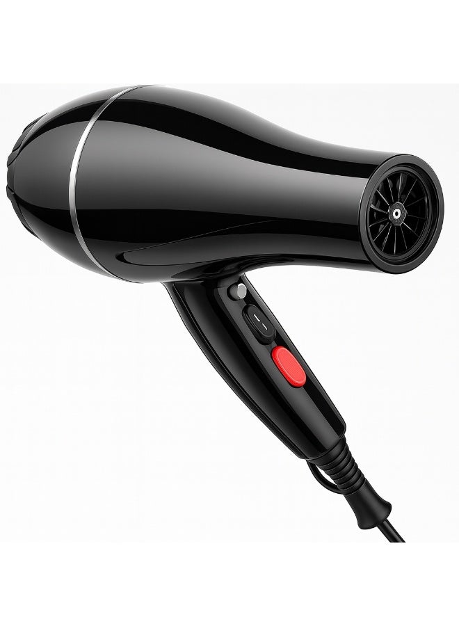 Hair Dryer with 36000RPM High-Speed Motor -  Powerful Airflow -  Lightweight & Low Noise -  Smart Temperature Control and Instant Cool Shot –  MODEL HP12 - Image 1