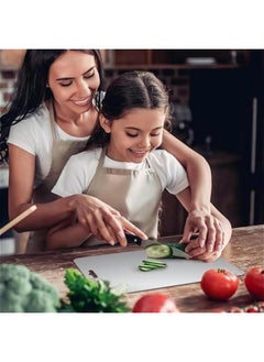 Beauenty Titanium Cutting Board, Titanium Cutting Boards For Kitchen, Large Double Sided Cutting Board, Food Grade Stainless Steel Chopping Board, Lightweight Cutting Board, Thin Cutting Board (28 * 39cm)  - Image 4