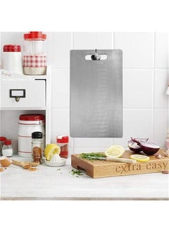 Beauenty Titanium Cutting Board, Titanium Cutting Boards For Kitchen, Large Double Sided Cutting Board, Food Grade Stainless Steel Chopping Board, Lightweight Cutting Board, Thin Cutting Board (28 * 39cm)  - Image 5
