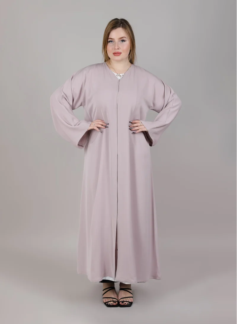 أم سكوير فاشن MSquare Fashion Classic Pink Korean Nida Abaya