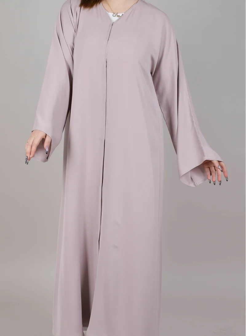 أم سكوير فاشن MSquare Fashion Classic Pink Korean Nida Abaya