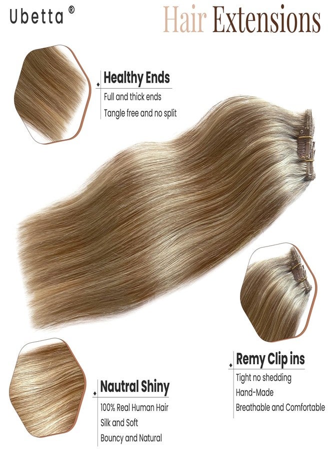 أوبيتا وصلات شعر ريمي من أوبتا، شعر بشري طبيعي، لون بني رمادي ممزوج بأشقر بلاتيني، 20 بوصة، 70 غرام، 7 قطع، وصلات شعر مزدوجة الخياطة للنساء - Image 4