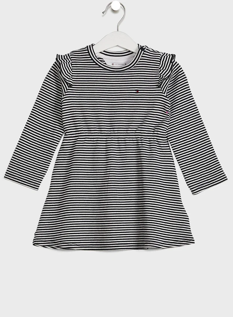 TOMMY HILFIGER Kids Ruffle Rib Dress