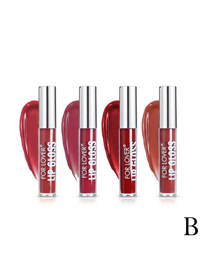 مجموعة أرواج شفاه – 4 ألوان متنوعة بإطلالة جذابة