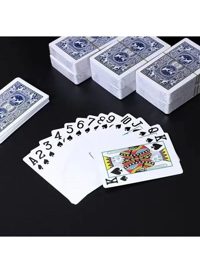 Blue And White Patterned Poker Cards High Quality Playing Cards Set Of 4 - Image 5