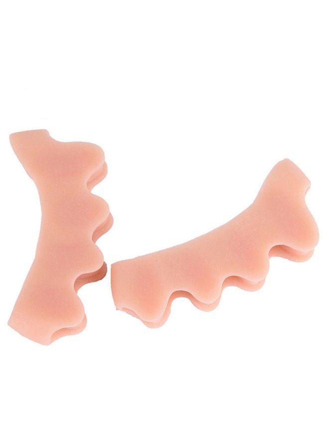 NIBEMINENT 2-Piece Orthopedic Bunion Shoe Toe Separator Pink 