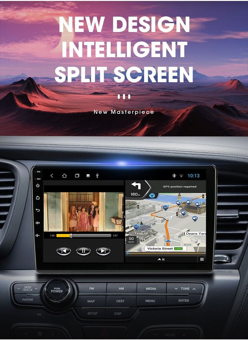 RAYMOS - Kia Optima 2011 2012 2013 Android Screen 4GB RAM Support Apple Carplay Android Auto Wireless QLED Touch Screen DSP Bluetooth AHD Camera Included - Image 1