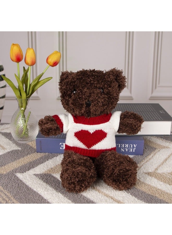 Sweater Sweater Teddy Bear Doll Plush Toy Bear Doll Wedding Children Doll Gift Grab Machine Gift